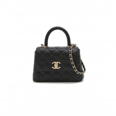 CHANEL MASTER MINI FLAP BAG WITH TOP HANDLE AP4244 (14.5*11.5*5.5cm)